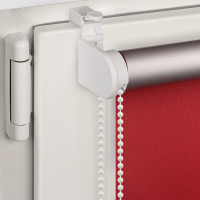 Рулонная штора PRAKTO BLACKOUT SILVER 95x160 см, алая 9403219782