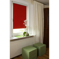 Рулонная штора PRAKTO BLACKOUT SILVER 45x160 см, алая 9403219778