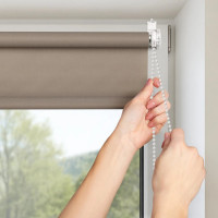 Рулонная штора PRAKTO SHANTUNG 95x160 см, капучино 9403218650