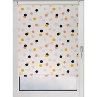 Рулонная штора PRAKTO BLACKOUT PRINT 110x160 см, конфетти, разноцветный 9403218736