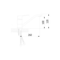 Смеситель для кухни WISENT WP42235