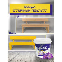 Краска акриловая универсальная Радугамалер белая 0,9 кг 4630018081737