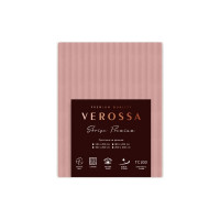 Простыня Verossa Stripe на резинке 180x200 см борт 30 см Rouge 784513