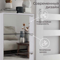 Тумба для обуви ТриЯ тип 8, белый ясень 135487