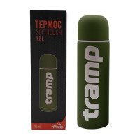 Термос Tramp Soft Touch 1.2 л, хаки TRC-1102