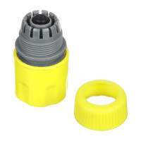 Коннектор для шланга 1/2" с аквастопом Inbloom 160-029