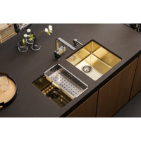 Выпуск для мойки ALVEUS 114 anthracite с рамкой и заглушкой (гофра) 1144843