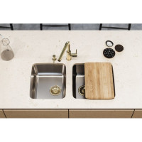 Выпуск для мойки ALVEUS 114 gold c рамкой и заглушкой (гофра) 1144841