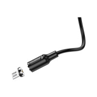 USB кабель Borofone bx41 amiable microusb, магнитный, 1м, 2.4a, pvc (черный) 0L-00049995