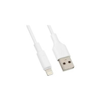 Сзу Hoco c37a thunder power 1xusb, 2.4а + usb кабель lightning 8-pin, 1м (белый) 0L-00041679