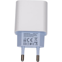 Сетевое зарядное устройство Borofone ba38a plus speedy 1xusb-c pd 20w, 3a, белый 0L-00050784