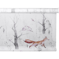 Рулонная штора PRAKTO PRINT 55x160 см Лесные друзья лисы, день 9403217700