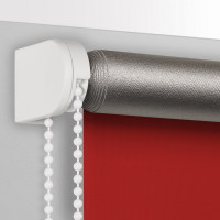 Рулонная штора PRAKTO BLACKOUT SILVER 95x160 см, алая 9403219782