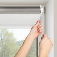 Рулонная штора PRAKTO BLACKOUT SILVER 70x250 см, белый МАХ 7202619