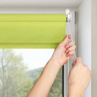Рулонная штора PRAKTO SHANTUNG 65x165 см, зеленая 9403218656