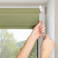 Рулонная штора PRAKTO SHANTUNG 85x160 см, оливковая 9403218684