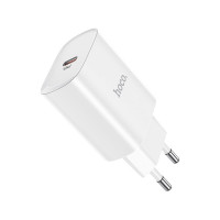 Сетевое зарядное устройство Hoco n14 1xusb-c, 3а, pd20w, (белый) 0L-00050617