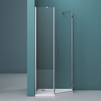 Душевой уголок BelBagno KRAFT-P-1-100-C-Cr-R