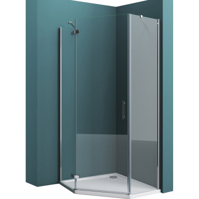 Душевой уголок BelBagno KRAFT-P-1-90-C-Cr-L