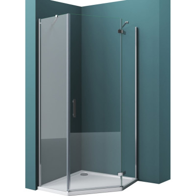 Душевой уголок BelBagno KRAFT-P-1-90-C-Cr-R