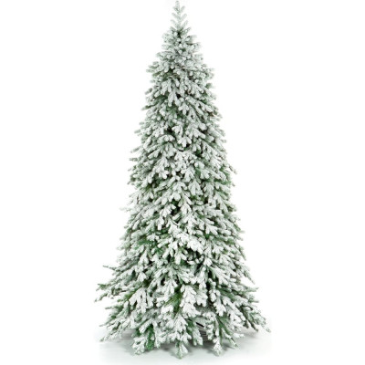 Ель CRYSTAL TREES ЭМИЛИ зеленая в снегу KP4612s