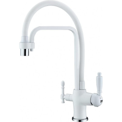 Смеситель ZorG Sanitary ZR 342-8 YF WHITE