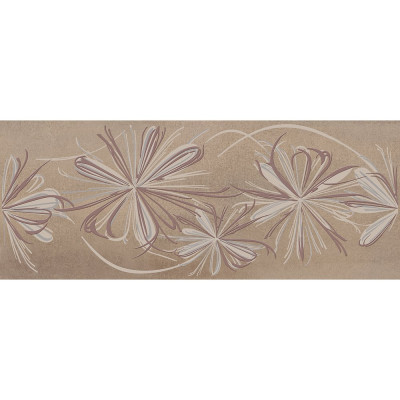 Декор Azori Ceramica sonnet beige flower, 20.1x50.5 см 587892001