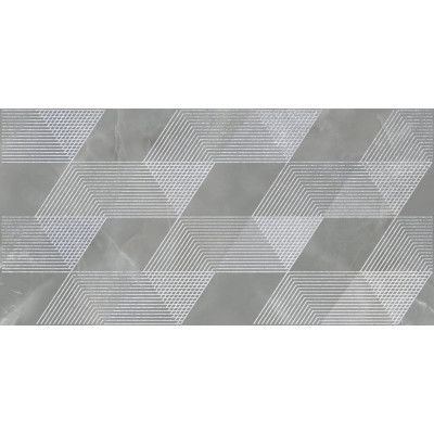 Декор Azori Ceramica opale grey geometria, 31.5x63 см 588912001