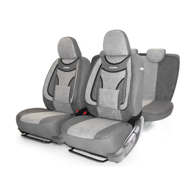 Авточехлы AUTOPROFI EXTRA Comfort ECO-1105 D.GY\/L.GY