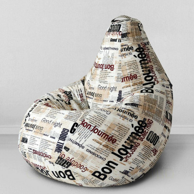 Мешок для сидения mypuff Газета bbb_321