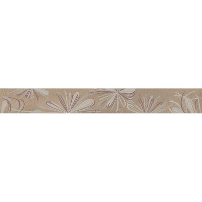 Бордюр Azori Ceramica 50,5x6,2 sonnet beige flower 587891001