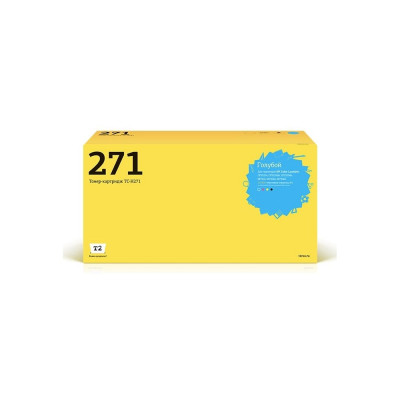 Картридж T2 (CE271A/650A/650 A) для HP CLJ Enterprise CP5525, M750 (15000 стр.) голубой, с чипом TC-H271