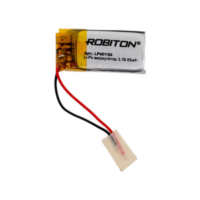 ROBITON Аккумулятор LP451124 3.7В 65мАч 15737