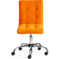 Кресло TetChair ZERO флок оранжевый 18 13499