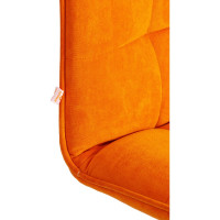 Кресло TetChair ZERO флок оранжевый 18 13499