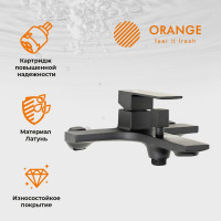 Душевая система Orange черная M04-932b