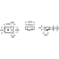 Маленькая раковина для туалета Lavinia Boho One 33310001R