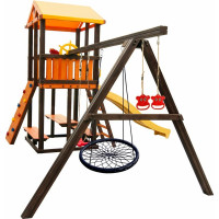 Игровой комплекс (ИК) Perfetto Sport «Bari-4» + качели Паутина СГ000005005
