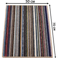 Придверный коврик ComeForte мультиколор 50х70 см PP-2002
