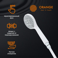 Набор смесителей с душевым гарнитуром ORANGE Луп, белый M26-311w БП-00002873