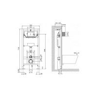 Инсталляция для унитазов BelBagno BB001-120