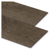 Виниловый пол с подложкой FLOORWOOD Genesis Дуб Лауфер 43 класс, толщина 5 мм, влагостойкий, с микрофаской, 2.442 кв. м 190504HL-07