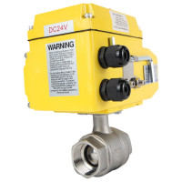 Кран шаровой DN.ru КШМП.316.230-ISO Ду50 Ру63 с электроприводом QT-008 24В D160-00203