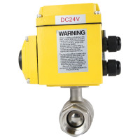 Кран шаровой DN.ru КШМП.316.230-ISO Ду50 Ру63 с электроприводом QT-008 24В D160-00203