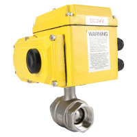 Кран шаровой DN.ru КШМП.316.230-ISO Ду50 Ру63 с электроприводом QT-008 24В D160-00203