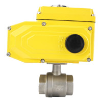 Кран шаровой DN.ru КШМП.316.230-ISO Ду50 Ру63 с электроприводом QT-008 24В D160-00203