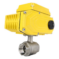 Кран шаровой DN.ru КШМП.316.230-ISO Ду50 Ру63 с электроприводом QT-008 24В D160-00203