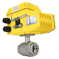 Кран шаровой DN.ru КШМП.316.230-ISO Ду50 Ру63 с электроприводом QT-008 24В D160-00203