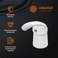 Смеситель на борт ванны ORANGE Ирис, хром M41-333cr