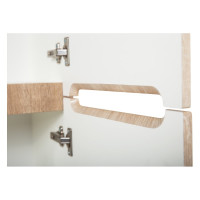 Подвесной шкаф BelBagno Rovere Bianco ETNA-1500-2A-SC-WO-P-R